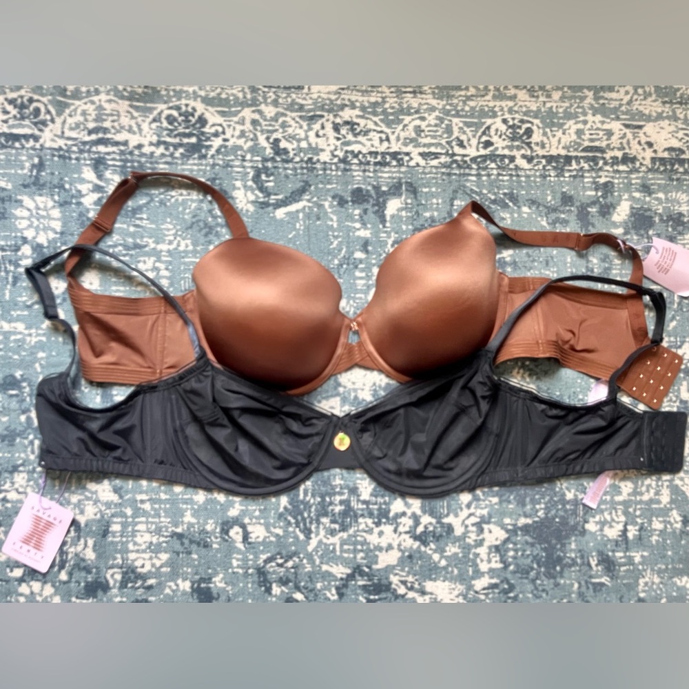 NWT Savage X Fenty Demi & T-Shirt Bra Bundle